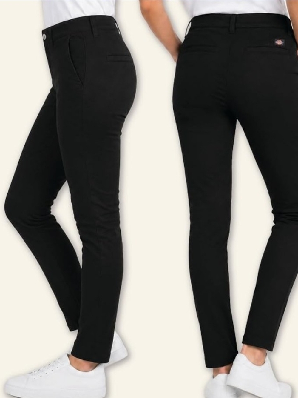 Dickies Black Boot Cut Women's Pants